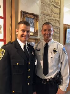 Sheriff Jared Rigby and deputy in uniform, promoting community trust and safety in Wasatch County.